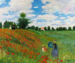 monet - field with woman and child
